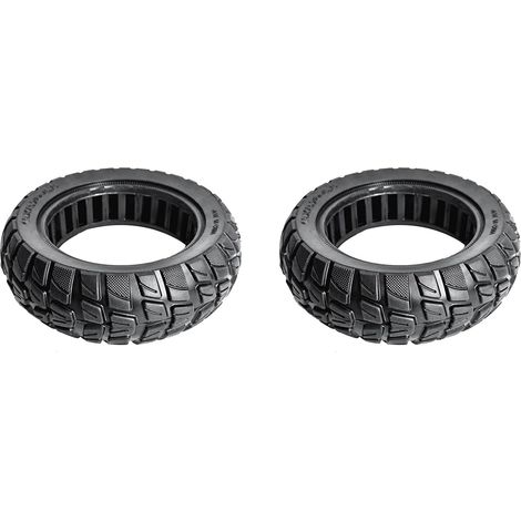 2pièces 10 Pouces 70/65-6.5 Accessoires de Remplacement de Scooter ÉLectrique pour Pneus Pleins