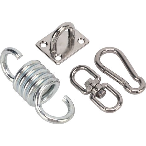 Supports de suspension robustes en acier inoxydable pour balançoire, kit de fixation pour fauteuil hamac, installation au plafond ou sur porche (1/5)