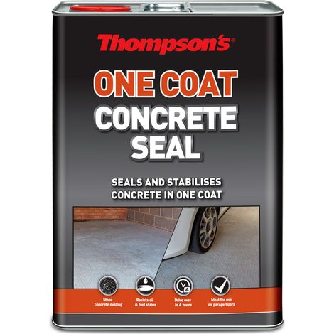 Thompsons One Coat Concrete Seal - Clear - 5L