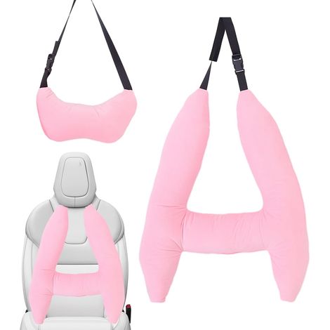 Appui-tête de siège auto pour dormir , oreiller voyage en forme H L ergonomique offre un soutien con