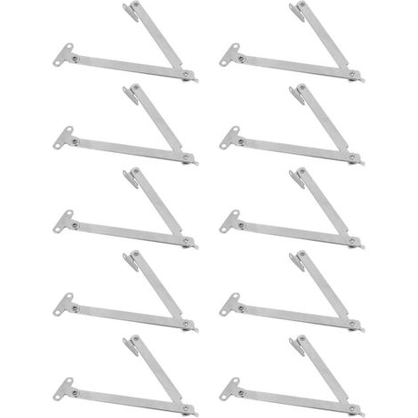 10 supports de charnière pour porte de placard/meuble (levage de couvercle). (1/5)