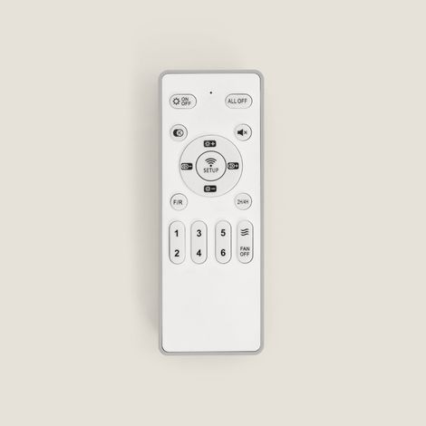 Ventilatore da soffitto con luce silenzioso DC Rattan Nara Trasparente Telecomando Piccola (fino a 10 m²) 50 cm Marrone