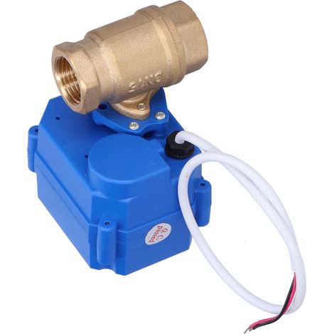 Vanne à bille motorisée en laiton, micro-électrique, passage direct 1/2 po CWX-15N-CR04-DC924V-DN15 (1/5)