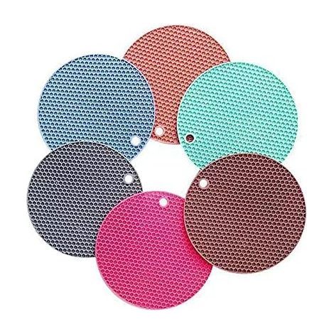 Tappetini multifunzionali in silicone, resistenti al calore per temperature estreme, flessibili e antiscivolo. (1/5)