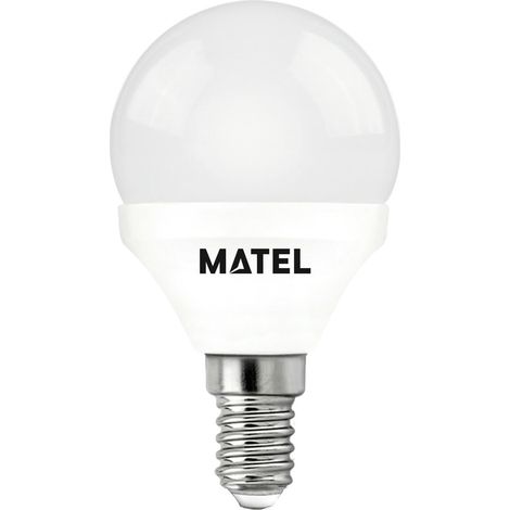 Bombilla LED Esférica 3 Unidades E14 5W Cálida Matel (1/4)