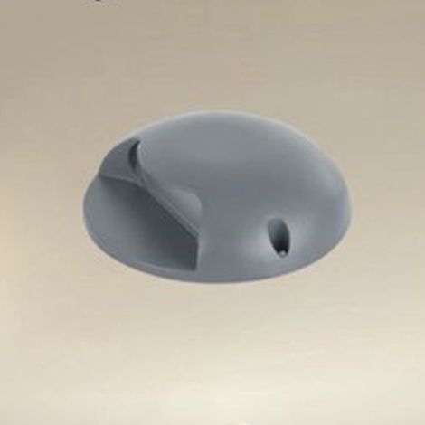 Trade Shop - Copy Of Mini Faretto Segnapasso A Led 4 Watt Rotondo Grigio Ip20 Luce Fredda 6500k 33610 -