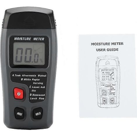 Digitales LCD-Holzfeuchtemessgerät, Feuchtigkeitsmesser für Holz, Feuchtigkeitsdetektor