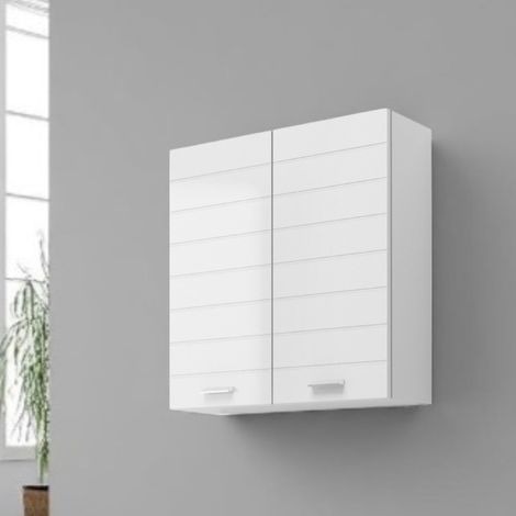 Pensile sospeso doppio RIGO 68x22 Bianco Lucido (1/2)