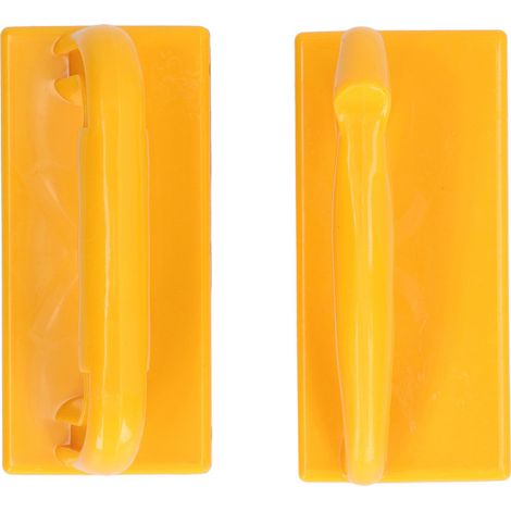Lot de 2 blocs de poussée de sécurité antidérapants offrant une excellente prise en main, pour scie circulaire, défonceuse ou table de travail du bois. (1/5)