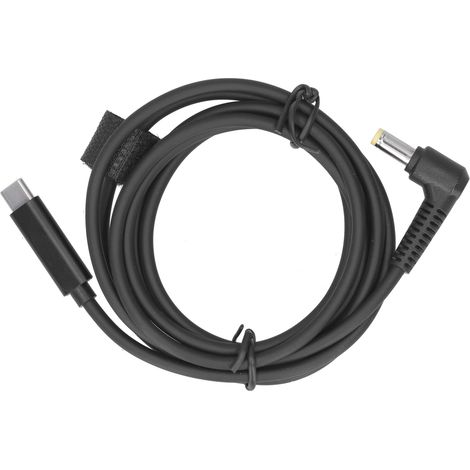 Câble adaptateur secteur TYPE‑C vers DC5.5x2.5 pour chargeur Dell Notebook 65W 20V (1/5)