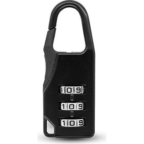 lot De 9 Cadenas Code De 3 Chiffres, Petit Cadenas Casier College Cadenas A Code Valise Avion En Mtal Exterieur Pour Valise Casier Bagage Gym (1/5)