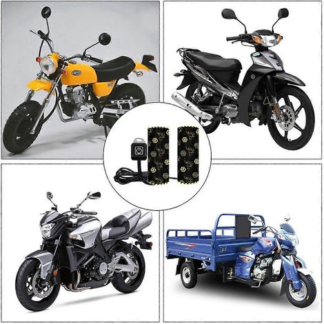 Kit de chauffage de guidon pour moto, motoneige et quad, avec poignées chauffantes USB DC5V (1/4)