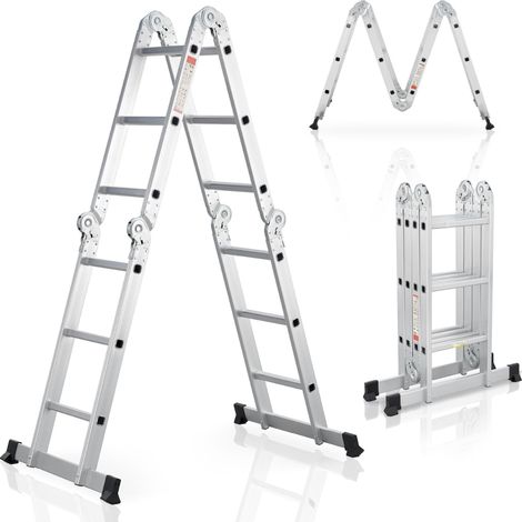 Scala multifunzionale in alluminio