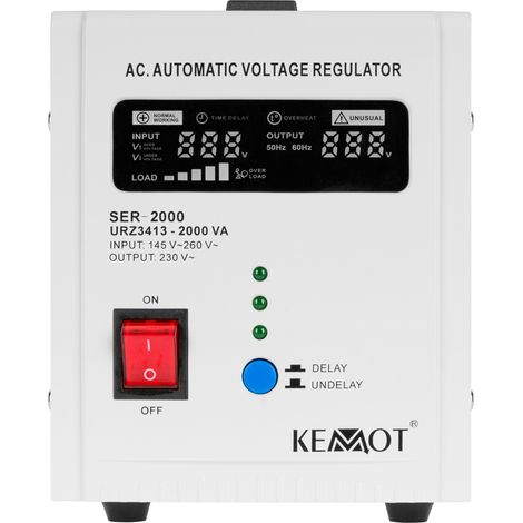 Kemot SER-2000 Spannungsstabilisator 2000VA 5% (5901890019064) (1/4)