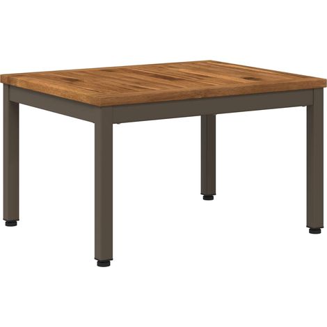 Couchtisch NAARDEN Natur und Kaffee 49 x 60,5 x 36 cm vidaXL