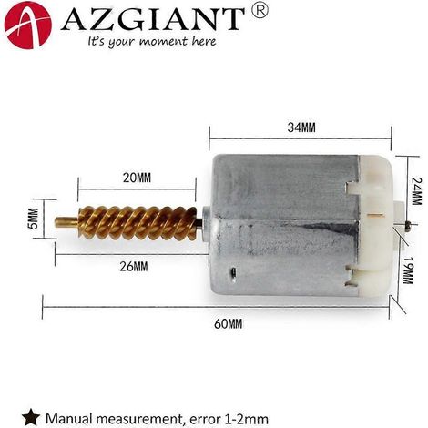 Moteur 12 V CC pour actionneur de verrouillage de porte pour KIA Sedona 2006-2014, Grand Soul, Hyundai Entourage, Porter (référence 81447-4D500), arbre de 226 mm. (1/5)