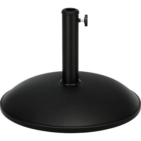 Pied De Parasol - Acier Inoxydable - Pour Balcon Terrasse Jardin - Diamètre Tube 38 À 48 Mm - Poids 20 Kg (1/5)