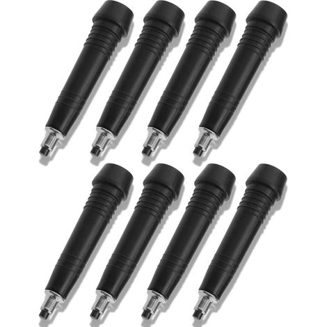8er Pack Ersatzspitzen Metall Carbon Trekkingstöcke, felsiges Gelände robust für Werkstatt und Garage
