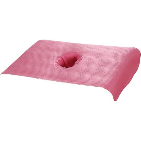 Couverture douce de couverture de lit de traitement de SPA de massage de beauté de beauté avec le trou de souffle rose (1/5)