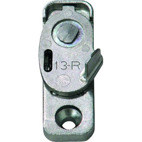 Ferco – Gâche anti-fausse manœuvre zamak 13mm pour battants PVC – Sécurise portes et fenêtres oscillo-battantes – Finition ferGUard