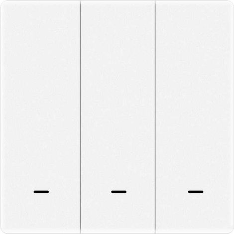 Telecomando Interruttore Protocollo ZigBee 3.0, 3 Tasti, TUYA, Smart Life 3V Con Pile CR2032, Bianco (1/3)