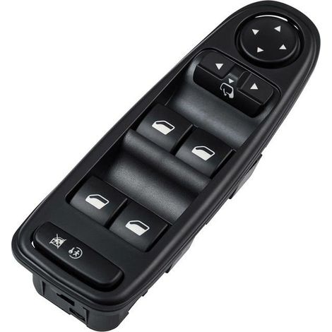 Commande Leve Vitre C4 Picasso Retroviseur Avant Gauche 6554.YH Commutateur Interrupteur Bouton Lève Vitre Pour Citroen C4 GP (1/5)