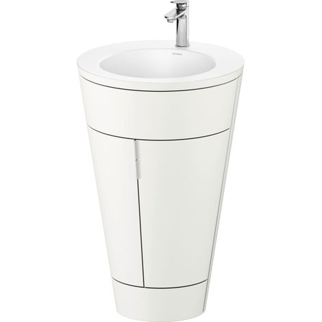 Duravit Starck 1 c-bonded Set bodenstehend, rund, 560x864x605mm,