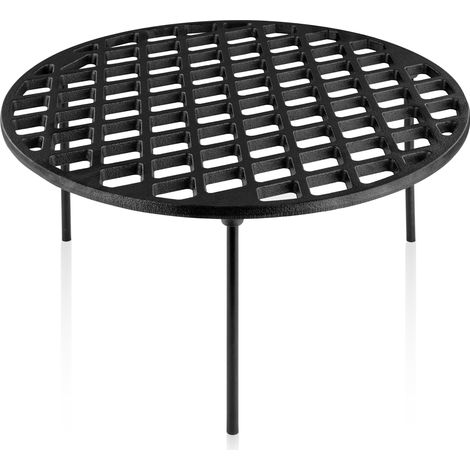 BBQ-Toro Gusseisen Grillrost Ø 40 cm mit 3 Beinen, Dutch Oven Untersetzer, Grill Zubehör, Dreibein (1/5)