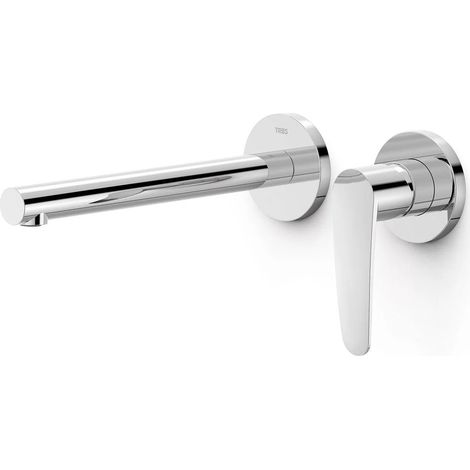 TRES 20430022 FLAT Pieza Vista para Cuerpo Empotrado De Lavabo Color Cromo - ref: 20430022