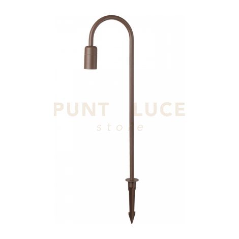 LAMPIONE DA GIARDINO GARDEN SPIKES MARRONE IN ALLUMINIO 3000k