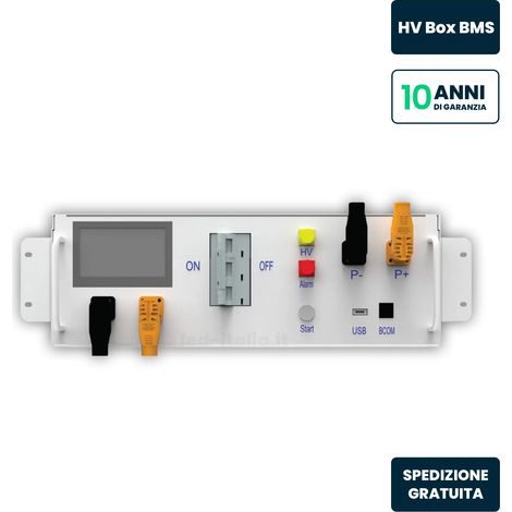 Boîtier BMS V-TAC HV pour stockage haute tension en rack Deye, compatible avec le modèle SKU 11862