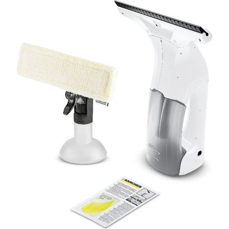 Aspirateur de vitres Kärcher KWI 1 Plus sans fil compact blanc, tête 25 cm (1/4)