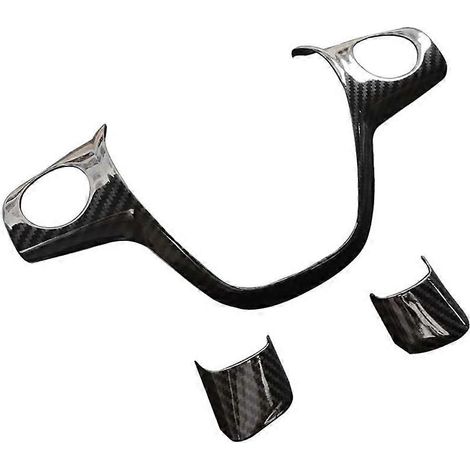 3PCS Carbon Fiber Farbe Lenkung Abdeckung Trim Dekorative Rahmen für Focus Escape Mk3 Kuga 2012-2015 Ac (1/5)