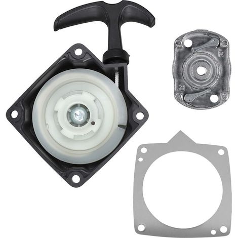 LALAGO Poulie de démarrage pour débroussailleuse 43 CCM - 52 CCM, Lanceur + Mitnehmerplatte + Joint D'étanchéité pour Taille-haie Démarreur Fuxtec, Red Fox, Brast, Timbertech et Plus Encore (1 Pièce) (1/5)