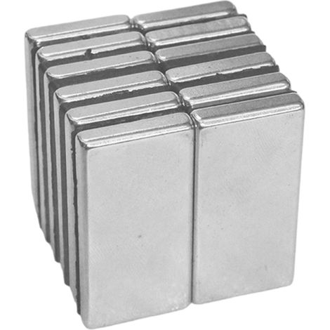 50 aimants néodyme, barres 10x5x2 mm, revêtement Ni+Cu+Ni, pour réfrigérateur, tableau blanc, bricolage, organisation maison (1/5)