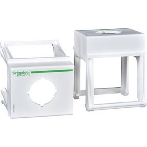 Schneider supporto  pulsanti d.22 piastra pretranciata a9a15151