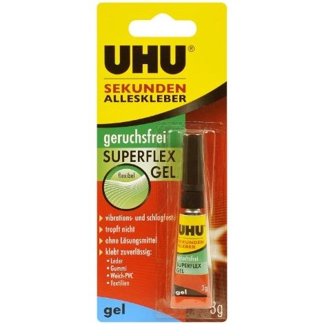 UHU 45565 COLLE GEL TOUT USAGE EXTRA-PUISSANTE SANS ODEUR 3 G