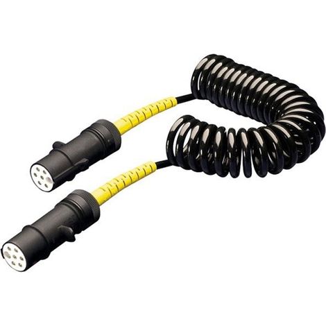 Câble d'alimentation spiralé pour remorque, 3 m (9,8 pi), 13 conducteurs, calibre 20 AWG (1/5)