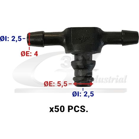 3RG 81078 PIPA SOBRANTE C-RAIL INYECTORES (PACK 50 PCS)