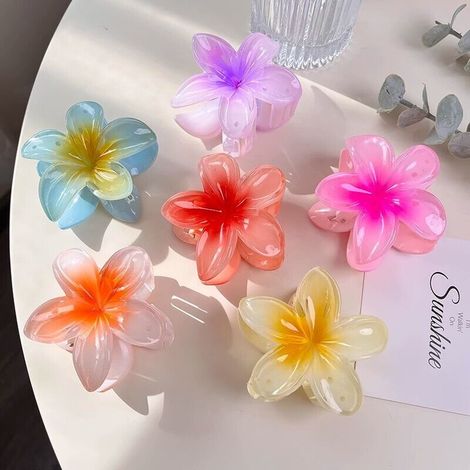 Haarspangen – Blume – 6er-Set – Rutschfest – 6 Farben – Für Damen (1/5)