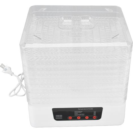Déshydrateur alimentaire électrique 8 plateaux pour fruits, viandes, herbes et légumes, 350W, prise américaine 110V (1/5)