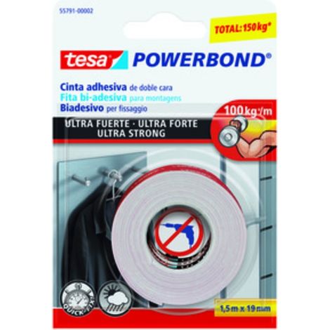 NASTRO BIADESIVO TESA POWERBOND 19MMX1,5M