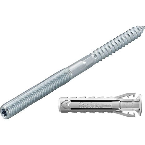 Kit STS M8x90 4 viti 4 tasselli e 4 dadi per muratura e legno Fischer 00567615 (1/5)