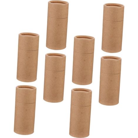 8 pièces Boîtes Cylindriques Papier Kraft pour Bouteilles Huiles Essentielles Lot de Boîtes Robustes Réutilisables Protection Antichoc et Format Moyen Pratique pour Voyage et (1/5)