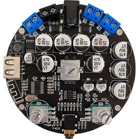 Bluetooth 2.0/2.1-Kanalverstärkermodul, Netzteil mit Lautstärkeanzeige, anpassbar für Zuhause (1/5)
