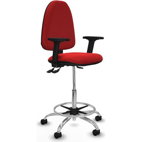 Piqueras y Crespo B2D05RN Silla de Oficina Roja Confort