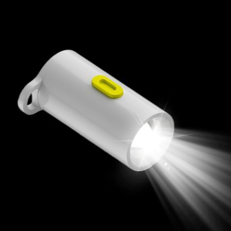 Mini torcia a LED di tipo C ad alta luminosità, torcia a LED ricaricabile ad alta potenza per viaggi, escursioni, casa, campeggio, pesca, corsa e passeggiate con il