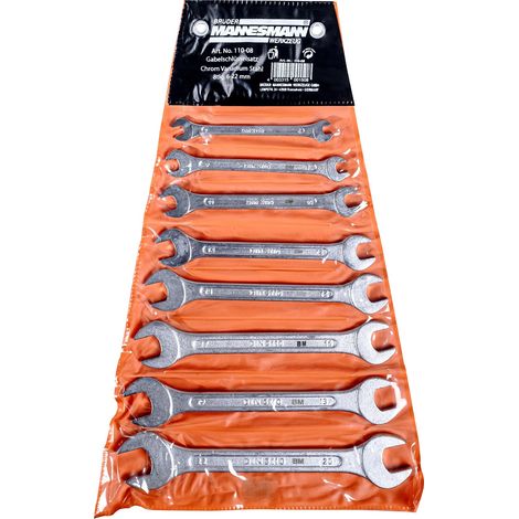 Brueder Mannesmann Tools M 110-08 Socket Ring Spanner Set 8 Piece Set (1/4)