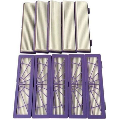 Clean Fairy 10er-Pack HEPA-Hochleistungsfilter für alle Neato-, XU- und Botvac-Serienmodelle 70e, 75, 80, 85, D3 und D5 Staubsauger (Ersatz) (1/4)
