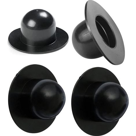 Ensemble de 4 accessoires de piscine INTEX noirs, support de tuyau pour piscine (1/3)